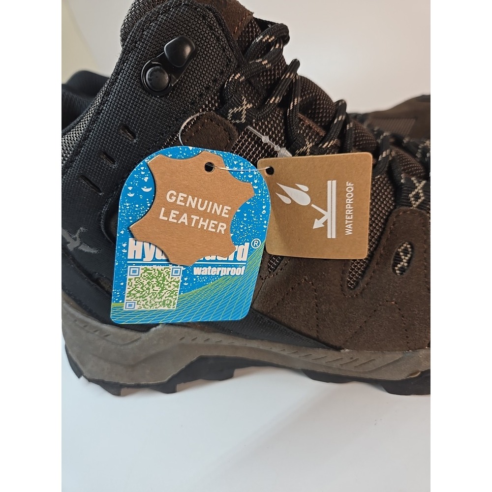NEW Eddie Bauer Men's 8.5 Maple Ridge Outdoor Waterproof Hiking Boots Brown NWOB - Picture 8 of 9